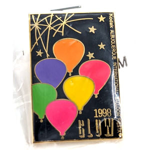 1998 Balloon Glow Albuquerque Int'l Balloon Fiesta Enamel Pin Hot Air Balloons